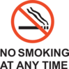 No Smoking At Any Time Clip Art